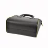  Dámska kožená kabelka Innue E351 čierna, crossbody 30 x 27 x 14 cm