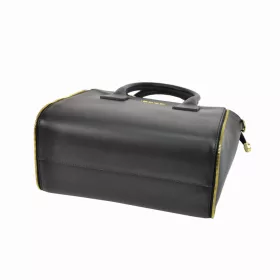    Dámska kožená kabelka Innue E351 čierna, crossbody 30 x 27 x 14 cm