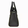  Dámska kožená kabelka Innue E351 čierna, crossbody 30 x 27 x 14 cm