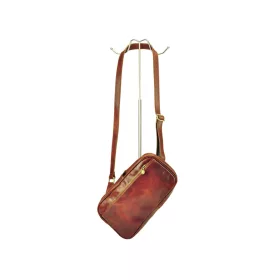    Kožená crossbody kabelka Gregorio 890 koňakovo hnedá 17 x 30 x 7 cm