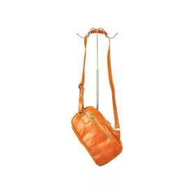    Kožená crossbody kabelka Gregorio 890 koňakovo hnedá 17 x 30 x 7 cm