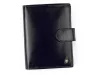  Pánska peňaženka Rovicky N104L-RVT RFID čierna z hovädzej kože 9,5 x 12,5 x 2,5 cm
