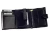  Pánska peňaženka Rovicky N104L-RVT RFID čierna z hovädzej kože 9,5 x 12,5 x 2,5 cm