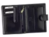  Pánska peňaženka Rovicky N104L-RVT RFID čierna z hovädzej kože 9,5 x 12,5 x 2,5 cm