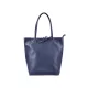  Dámska kožená kabelka cez rameno Patrizia 27-002 Z tmavomodrá, shopper 39 x 36 x 14 cm
