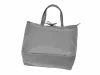  Dámska kožená kabelka cez rameno Patrizia 27-002 Z tmavomodrá, shopper 39 x 36 x 14 cm