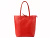  Dámska kožená kabelka cez rameno Patrizia 27-002 Z tmavomodrá, shopper 39 x 36 x 14 cm
