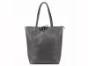  Dámska kožená kabelka cez rameno Patrizia 27-002 Z tmavomodrá, shopper 39 x 36 x 14 cm
