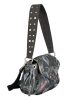 Desigual fekete farmer, mintás válltáska 27 x 18 x 7 cm