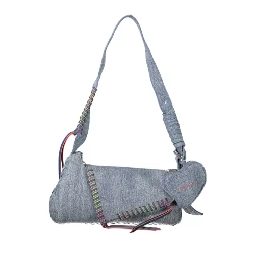  Dámska džínsovo modrá crossbody kabelka Desigual 28 x 13 x 6 cm