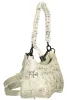  Dámska biela kabelka cez rameno Desigual s bočným popruhom 25 x 14 x 9 cm