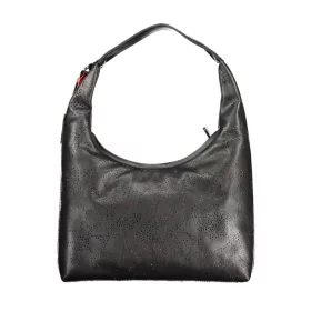    Desigual hobo, dámska čierna kabelka cez rameno 36 x 28 x 9 cm