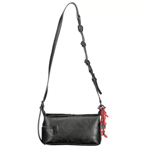  Dámska čierna crossbody kabelka Desigual 25 x 12 x 8 cm