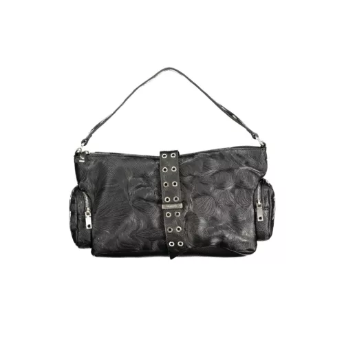  Dámska čierna kabelka cez rameno Desigual s bočným popruhom 30 x 21 x 12 cm