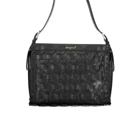 Dámska čierna kabelka cez rameno Desigual 34 x 28 x 12 cm