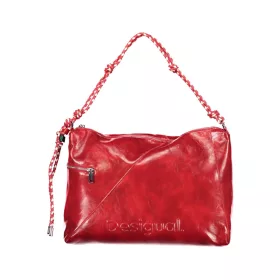    Desigual červená dámska kabelka cez rameno 37 x 26 x 12 cm
