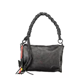    Desigual čierna dámska kabelka cez rameno s bočným popruhom 25 x 17 x 6 cm
