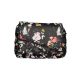 Desigual fekete színes virágmintás női válltáska 24 x 15 x 9 cm
