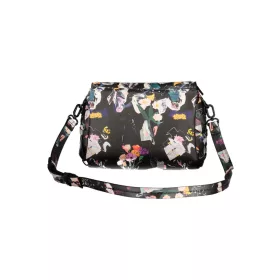    Desigual čierna farebná kvetinová dámska kabelka cez rameno 24 x 15 x 9 cm