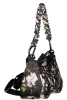  Desigual čierna dámska kvetinová kabelka cez rameno 25 x 14 x 9 cm