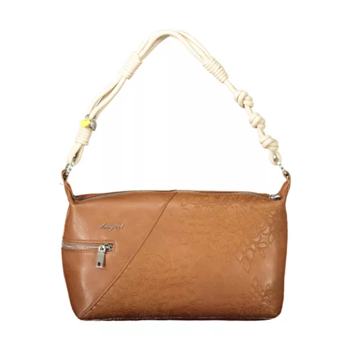  Dámska kabelka cez rameno Desigual v koňakovo hnedej farbe 30 x 16 x 10 cm