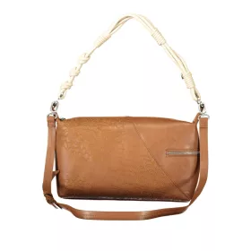    Dámska kabelka cez rameno Desigual v koňakovo hnedej farbe 30 x 16 x 10 cm