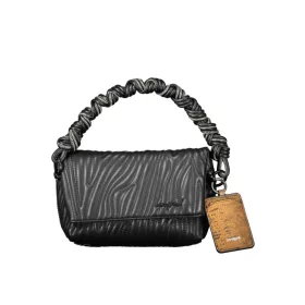   Dámska čierna kabelka cez rameno Desigual s bočným popruhom 23 x 15 x 8 cm