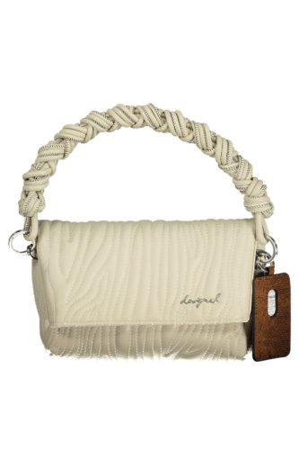 Desigual törtfehér női kézitáska, oldalpánttal 23 x 14 x 7 cm