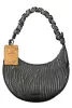  Dámska čierna kabelka cez rameno Desigual s bočným popruhom 30 x 19 x 4 cm