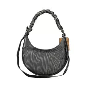    Dámska čierna kabelka cez rameno Desigual s bočným popruhom 30 x 19 x 4 cm