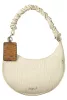  Dámska kabelka Desigual v bielej farbe cez rameno s bočným popruhom 30 x 19 x 4 cm