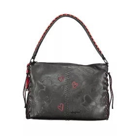    Desigual čierna dámska kabelka cez rameno Disney 37 x 26 x 12 cm