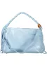  Dámska kabelka Desigual pastelovej modrej farby 45 x 28 x 12 cm