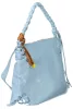  Dámska kabelka Desigual pastelovej modrej farby 45 x 28 x 12 cm