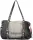 Desigual Half Logo Denim Lanuza fekete farmer női válltáska 40 x 30 x 10 cm