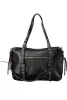 Desigual Half Logo Lanuza fekete női válltáska 40 x 34 x 12 cm
