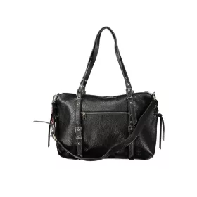   Desigual Half Logo Lanuza fekete női válltáska 40 x 34 x 12 cm