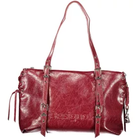   Desigual Half Logo Lanuza piros női válltáska 40 x 34 x 12 cm