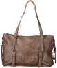 Desigual Half Logo Lanuza New barna női válltáska 40 x 34 x 12 cm