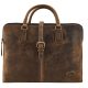 Starožitná kožená taška na notebook Giorgio Carelli, bočná taška