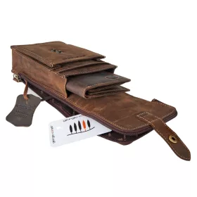  Kožená sťahovacia taška na opasok Giorgio Carelli13