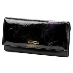    Cavaldi PN22 YM čierna kožená dámska peňaženka 19 x 10 cm