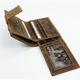  Kožený držiak na karty Giorgio Carelli s RFID ochranou