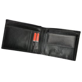    Pierre Cardin TILAK29 8806 RFID čierna pánska kožená peňaženka 12,5 x 9,5 cm