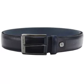    Pánsky opasok z hovädzej kože Pierre Cardin AUT 8028 GF modrý 3,5 cm