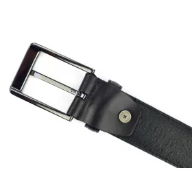    Pánsky opasok z hovädzej kože Pierre Cardin AUT 8028 GF modrý 3,5 cm