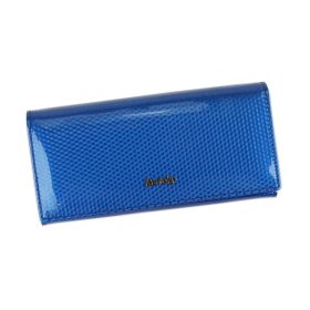    Rovicky 8801-SBR RFID modrá dámska peňaženka z hovädzej kože 18,5 x 9 x 3 cm