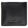 Pierre Cardin EKO06 841 fekete férfi bőr pénztárca 8 x 7.5 x 2.5 cm 