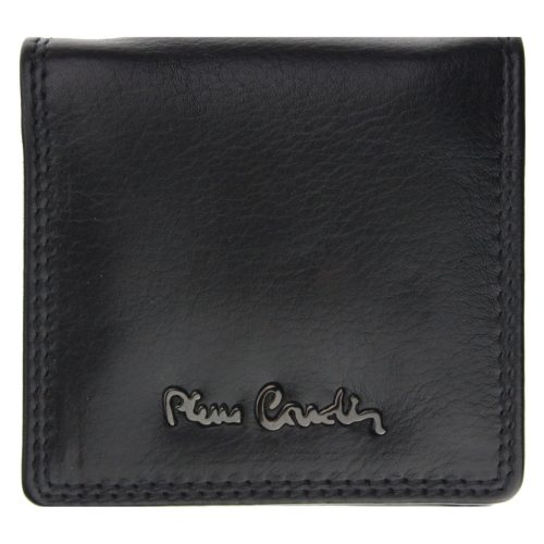 Pierre Cardin EKO06 841 fekete férfi bőr pénztárca 8 x 7.5 x 2.5 cm 