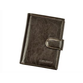    Z.Ricardo 055-A hnedá pánska kožená peňaženka 9,5 x 13 x 2,5 cm